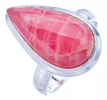 StarGems® Natural Rhodonite Handmade 925 Sterling Silver Ring 6.25 F0392