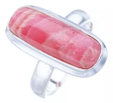 StarGems® Natural Rhodonite Handmade 925 Sterling Silver Ring 6.25 F0383