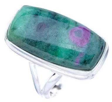 StarGems® Natural Ruby Zoisite Handmade 925 Sterling Silver Ring 7.75 F1638