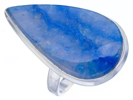 StarGems® Natural Sodalite Handmade 925 Sterling Silver Ring 9 F3098