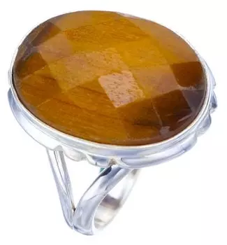 StarGems® Natural Tigers Eye Handmade 925 Sterling Silver Ring 9 F1888
