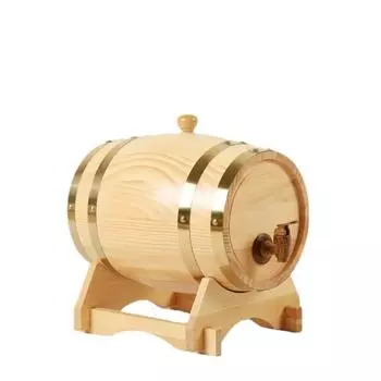 Старинная дубовая бочка для дома, деревянная внутренняя емкость для красного вина, винная бочка для барбекю, бочковое пиво, хранение вина, деревянная бочка 1.5L