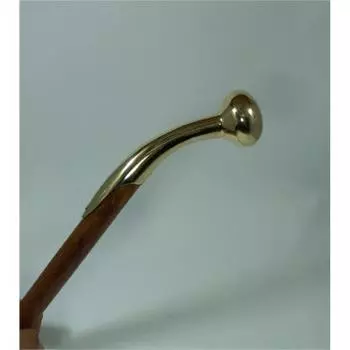 Старинная латунная трость с ручкой в виде дерби, винтажная складная трость в 3 сложения, морской дизайн для коллекционеров и любителей классического стиля