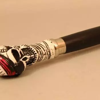 Старинная пиратская трость с ручкой, трость с костяной головкой