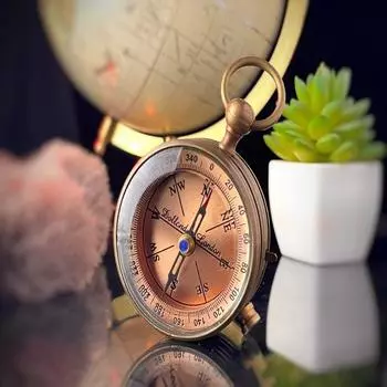 Копия компаса Dillon London Brass, навигационный инструмент, гравированный компас, настольный декор, домашний декор, лучший для подарков и использования