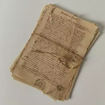 Старинная рукописная газета письмо скрапбукинг журнал материал бумага изготовление открыток ретро не липкая креативная канцелярия памятка