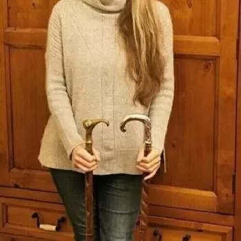 Старинная трость, набор из 2 редких тростей в стиле стимпанк викторианской эпохи для мужчин и женщин