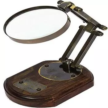 Старинное латунное увеличительное стекло, винтаж, Лондон, 1805, красивый инструмент, декоративное коллекционное регулируемое рабочее пространство