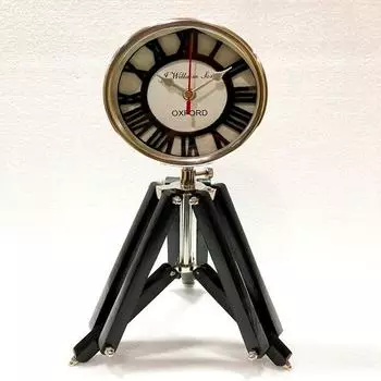 Латунные настольные деревянные часы-подставки в морском стиле, настольные часы в стиле морского корабля, офисный декор