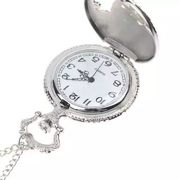 Старинные карманные часы с дизайном паровоза и цепочкой, кварцевые часы с подвеской, полый корпус, резные часы с ожерельем для мужчин и женщин