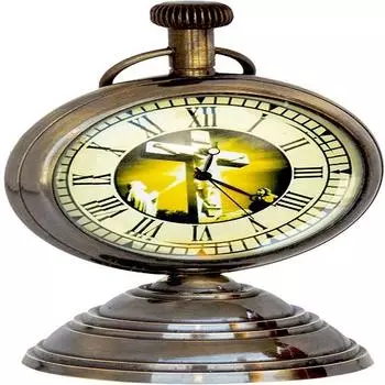 Старинные латунные настольные полочные часы морской настольный декор пресс-папье часы для домашнего офиса