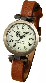 Старинные женские часы коричневые [Little Magic]