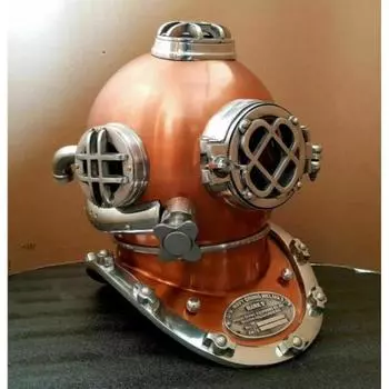 Старинный бостонский водолазный шлем ВМС США Mark V, копия антикварного шлема для дайвинга