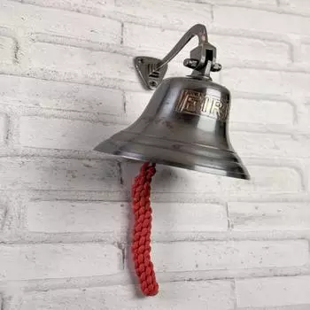 Старинный латунный колокольчик, гравированный колокольчик, морской колокольчик, подвесной колокольчик, старинный колокольчик, уникальный колокольчик, дверной звонок. как