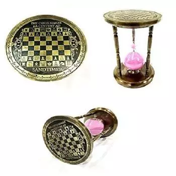 Песочные часы из латуни в морском стиле, шахматы, песочные часы, домашний декор