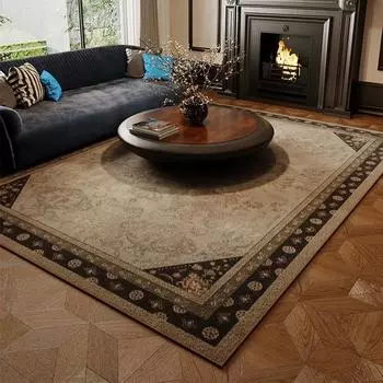 Старинный стиль, легкая роскошь, высокое чувство гостиной, ковер, имитация кашемира, диван, стол, подушка, домашняя плотная спальня, кровать, одеяло Other sizes