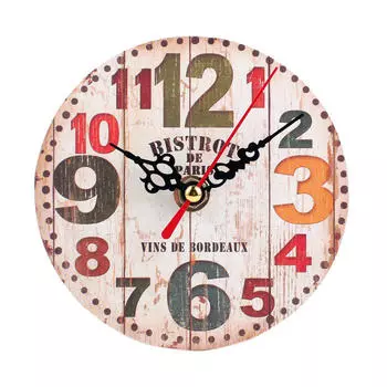 Старинный стиль Silent Antique Wood Wall Clock
