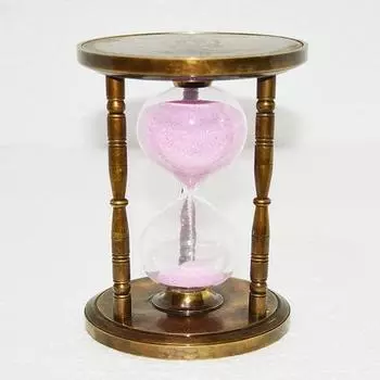 Старинный таймер из латуни, стеклянный песочный таймер, морские песочные часы, морские песочные часы, настольные деко, коллекционный экспонат для дома, офиса