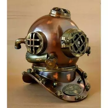 Старинный водолазный шлем ВМС США — Mark V Deep SCA Scuba Divers Helmet — Classica