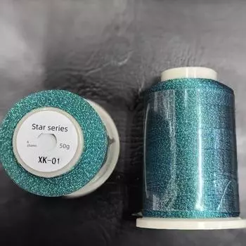 Starry Sky 6 Strand Tassel DIY Hand-Woven Colorful Rope Bracelet Lanyard Carrying Strap Hand-Woven Keychain 6 Starline XK-01