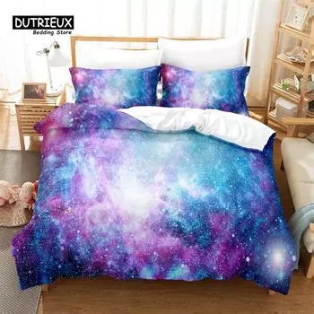 Starry Sky Duvet Cover Set, Fashion Bedding Set, Soft Comfortable Breathable Duvet Cover, For Bedroom Guest Room Decor EU single(135x200cm)