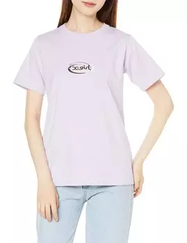STARS AND MILLS LOGO GIRLS TEE LtPURPLE S [X-Girl] T-shirt S/S