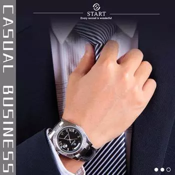 START-Мужские часы с римскими цифрами на циферблате, автоматические механические часы, модные кожаные часы, водонепроницаемые, с функцией даты и недели серебряный