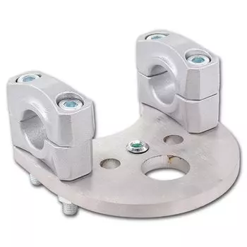 Start Side Handle Post for Super Cub C50 C70 C90 Motorcycle Handle Parts Bar Handle Kit Handle Diameter 22.2mm (Silver)