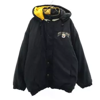 STARTER 90s NFL Old Long sleeve Nylon jacket XL Black series hood Men s Used