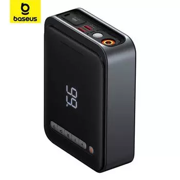 Стартер Baseus Super Energy 2-в-1, 1000 А, умная инфляция, срок службы батареи 180 дней, автомобильный аккумулятор, автомобильный инвертор, зарядное устройство, преобразователь