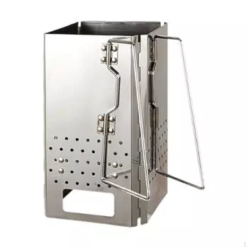 Стартер для розжига угля, складной инструмент для гриля барбекю, утолщенная печь из нержавеющей стали для дровяной горелки