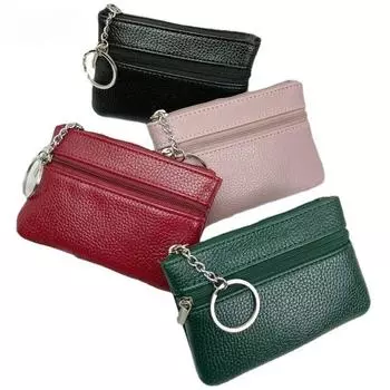 Starting From 3 Units for Sale Zipper Money Bags Children Mini Wallets Leather Key Holder Women Men Coin Purse Men Small Bag Wallet Change Purses