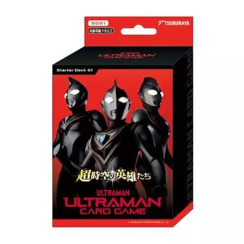 Стартовая колода карточной игры Ultraman 01 Heroes of Super Dimension [SD01]