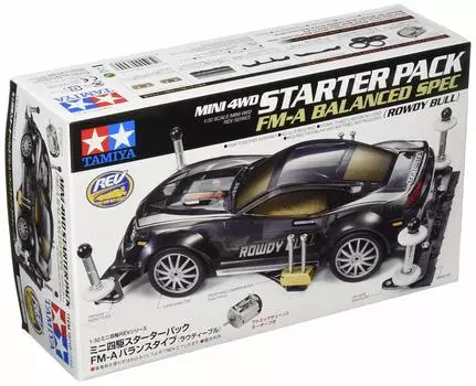 Стартовая колодка TAMIYA Mini 4WD REV Series, тип балансировки 18710 № 10 FM-A (Буйный бык)