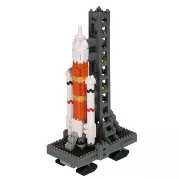 Стартовая площадка ракеты Kawada Nanoblock NBH_236