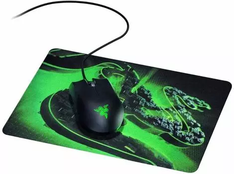Стартовый комплект Razer Gaming: мышь Abyssus Lite и мобильный коврик Goliathus -