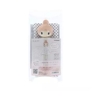 Стартовый набор для куклы KIYOHARA Lasic с куклой Мими в черных точках, 2 размера выкроек и рецепт по изготовлению LCDSK-03