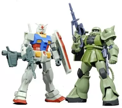 Стартовый набор HGUC Gunpla, пластиковая модель в масштабе 1/144 с цветовой кодировкой