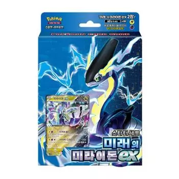 Стартовый набор карт Pokemon Future Miraidon EX, популярная корейская игра