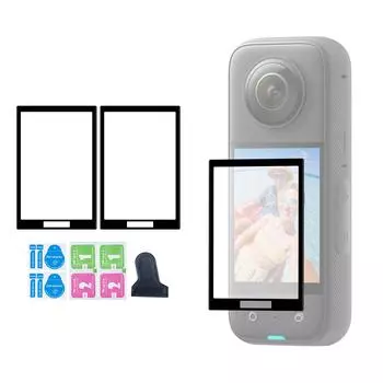 STARTRC 2 Pack Sports Camera Screen Protector для Insta360 X4 Screen Protector Films Anti-Scratch прозрачный