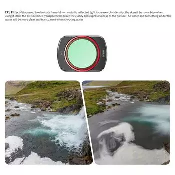 STARTRC Ультратонкий CPL-фильтр 1,9 мм 0,62 x 0,86 дюйма Квадратный поляризационный фильтр Оптическое стекло Магнитный чёрный