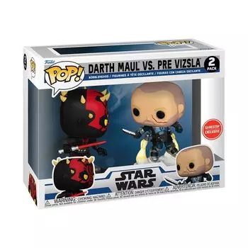 StarWars Star Wars The Clone Wars Darth Maul Vizsla Figure Funko 2pk Funko & POP! [GameStop (GS)]