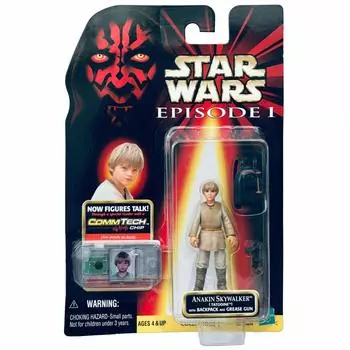 STARWARS Звездные войны Эпизод 1 Фигурка Comtech Энакин Скайуокер Татуин версия.