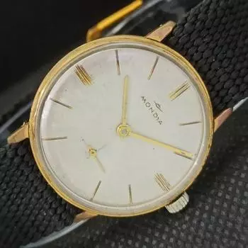 СТАРЫЕ МУЖСКИЕ ТОНКИЕ ЧАСЫ MONDIA SWISS SUB SECOND a291554-1 Sku550i-a291554