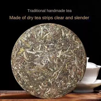 Старый чай Banzhang Pu er 357 г сырой чай Юньнаньский чай из семи семян Мэнхайский чай из древнего дерева сырой чайный пирог 357g