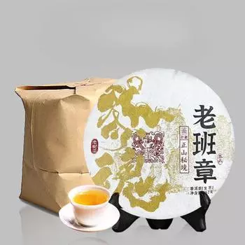 Старый чай Banzhang Pu er Raw Tea 357 г Yunnan Qizi Ancient Tree Tea