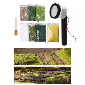 Статическая флокирующая машина для песчаного стола, макет железнодорожной местности, строительство диорамы, моделирование сцен своими руками для