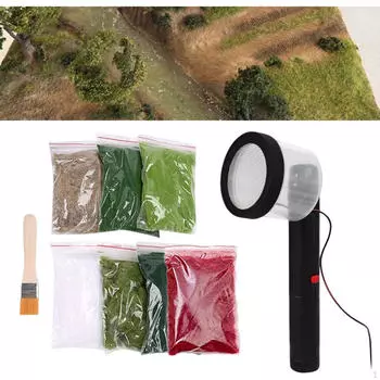 Статическая флокирующая машина, ландшафтный манометр, противоскользящая ручка, модель поезда для