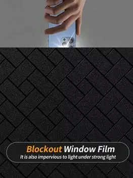Статическая пленка для окон из ПВХ - солнцезащитная, УФ-блокирующая, матовая, затемняющая, приватная пленка для стеклянных дверей домашнего офиса 30x100 cm