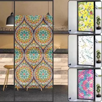 Статическая пленка для окон, защитная наклейка на стекло, матовая пленка для стекол, туалет, ванная комната, стеклянная дверь, домашний декор, наклейки, пленка для окон 120cmX58cm